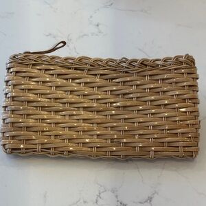 Mid Century Wicker Clutch